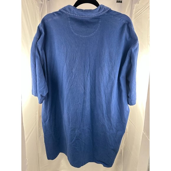 Duluth Trading Co Mens Longtail T Size XL Blue Polo - Picture 6 of 7